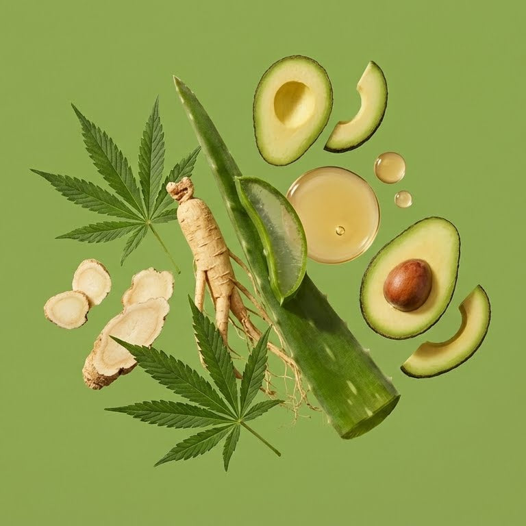 Anti-Hair Loss Shampoo for Men with Avocado and CBD