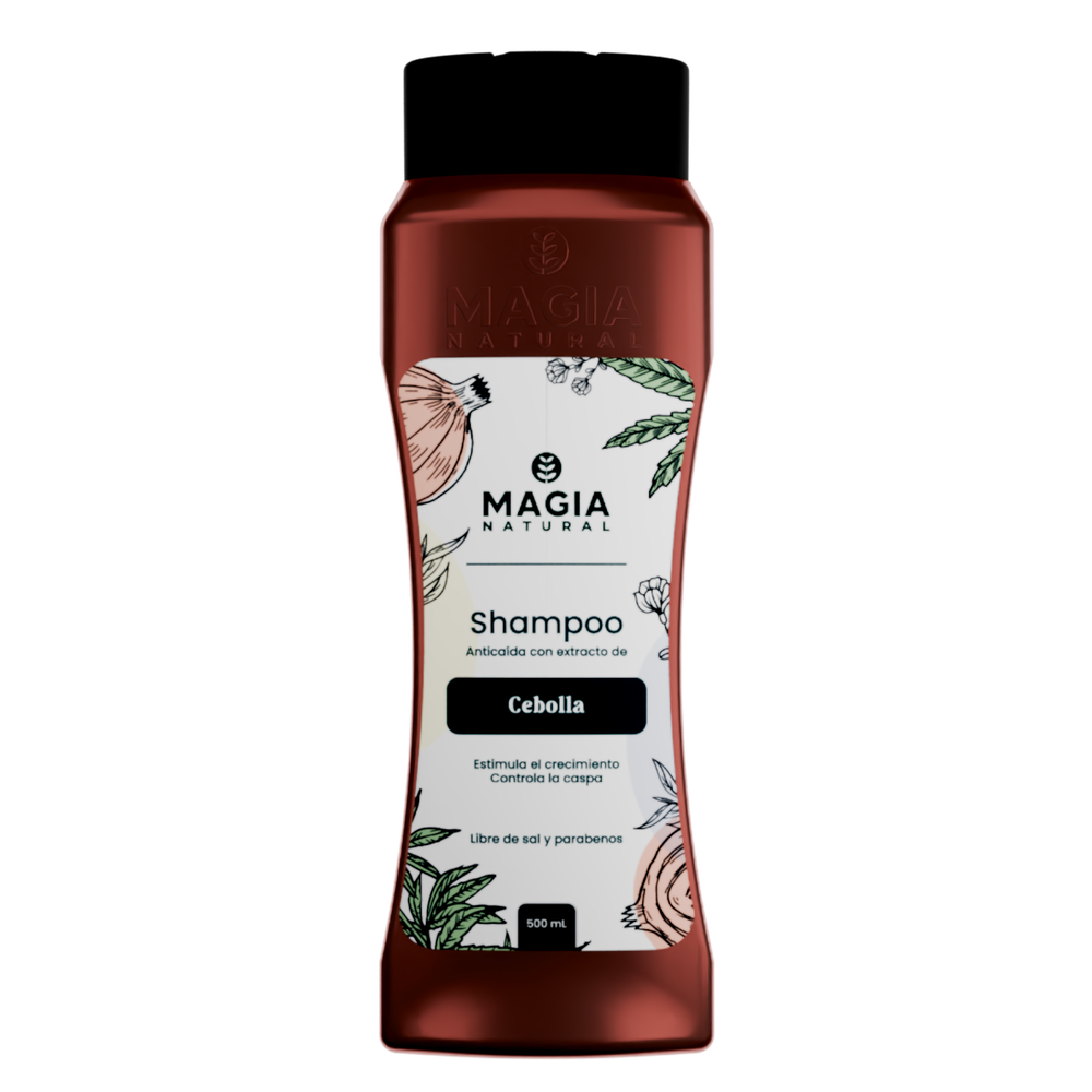 Anti-grease and Anti-hair Loss Shampoo with Onion and Cannabis