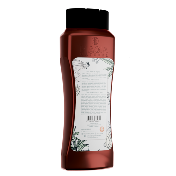 Anti-grease and Anti-hair Loss Shampoo with Onion and Cannabis