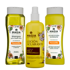 Kit Aclarante e Iluminador Capilar con Manzanilla y Miel