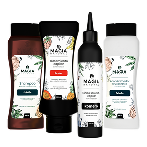 Kit de Hidratación y Crecimiento Capilar con Cebolla Cannabis y Frutas