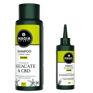 Kit Anticaída para Hombre con Aguacate y Biotina