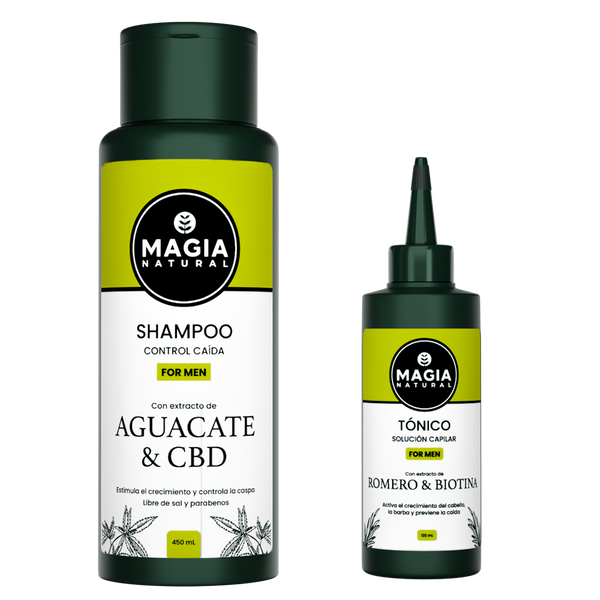 Kit Anticaída para Hombre con Aguacate y Biotina