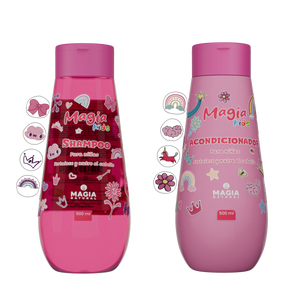 Growth and Detangling Kit for Girls with Rice and Passion Fruit