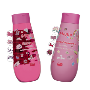 Growth and Detangling Kit for Girls with Rice and Passion Fruit