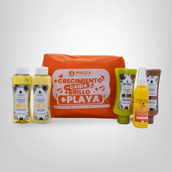 Kit Viajero Capilar Sun-Kissed: Aclarado y Brillo Natural