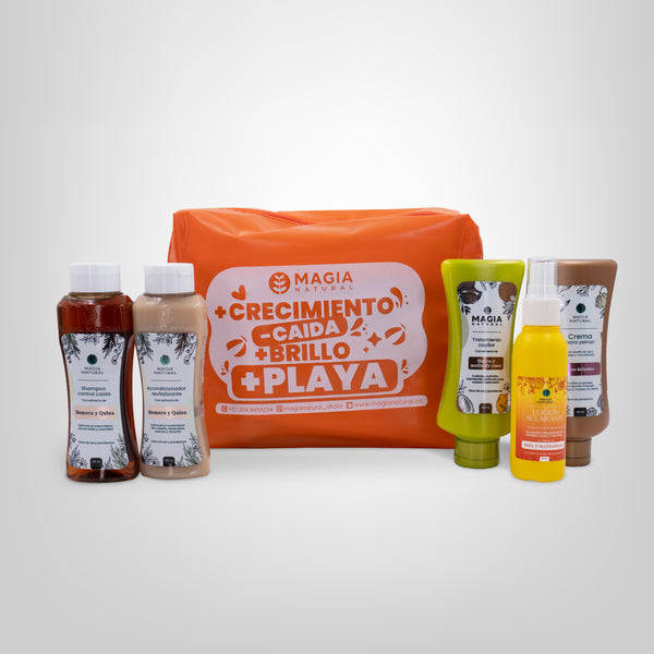 Kit Viajero Capilar Sun-Kissed: Aclarado y Brillo Natural