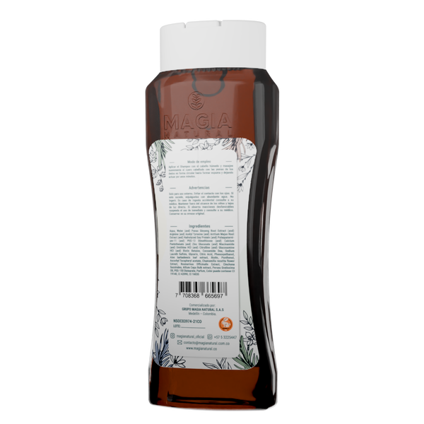 Shampoo Estimulante de Crecimiento con Romero y Quina